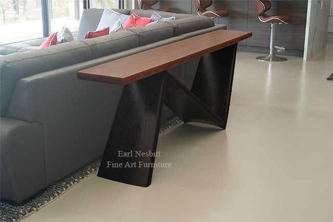 designer hall table